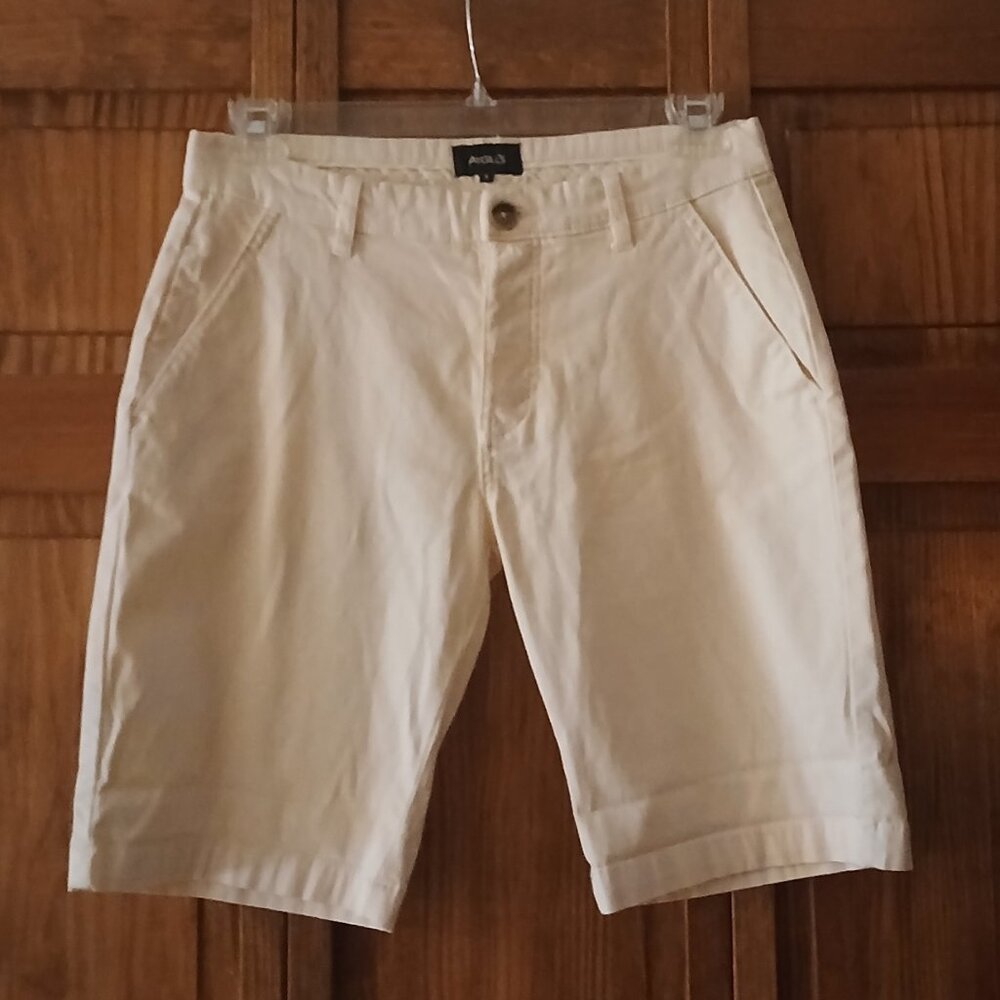 AYGILL'S ivory tone jeans shorts sz S woman's